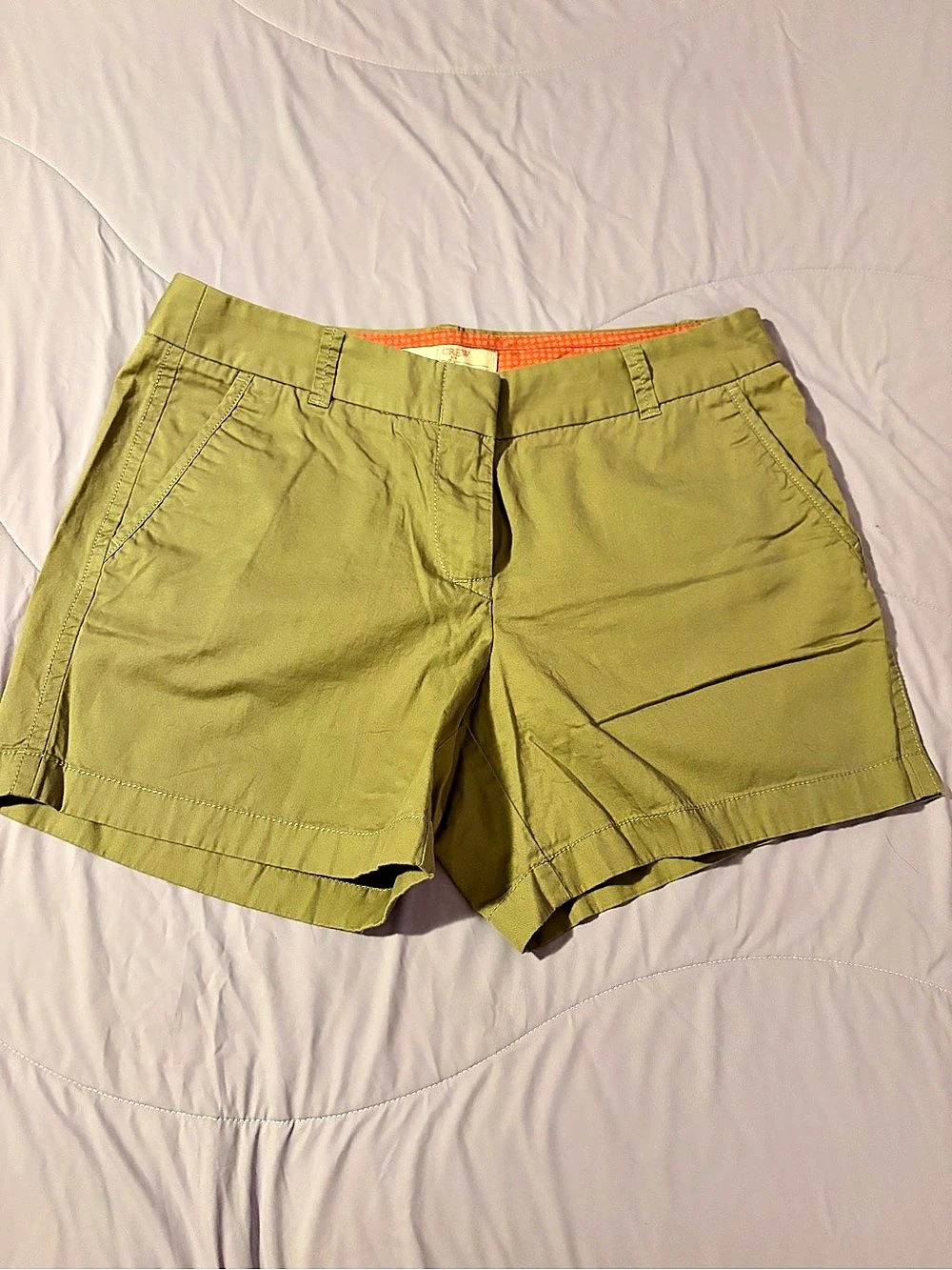 J.Crew Chino Short Cargo Shorts in Tan Size 8